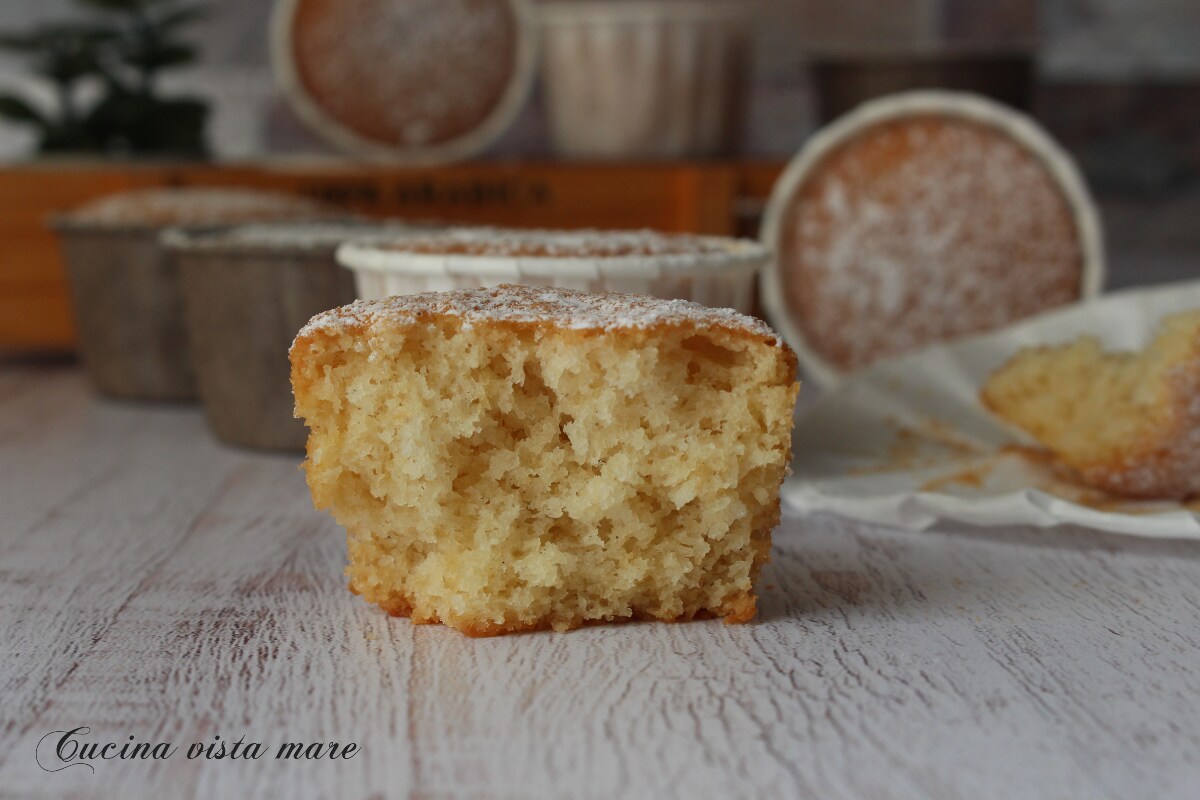 Muffin de coco y ron