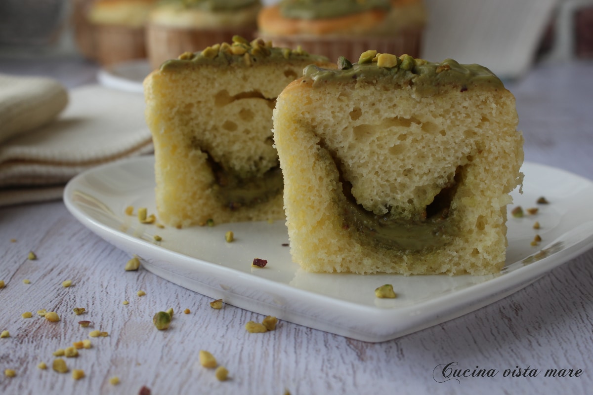 Muffin de pistacho