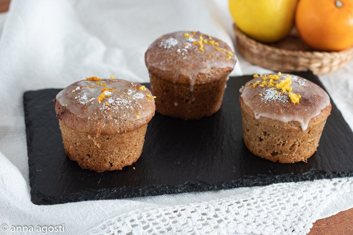 MUFFINS INTEGRALES DE CÍTRICOS