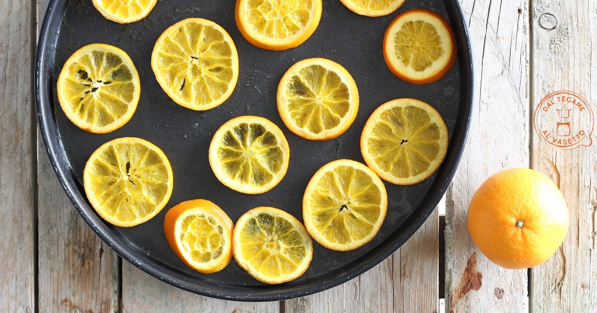 Naranjas caramelizadas al microondas