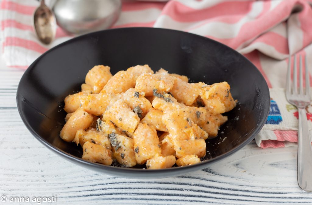Ñoquis de zanahorias y ricotta sin patatas
