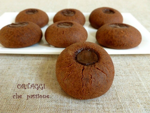 Nutellotti, galletas rellenas de nutella Ortaggi que pasión by Sara