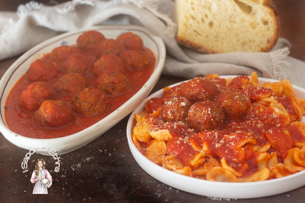 Salsa con albóndigas a la pugliese