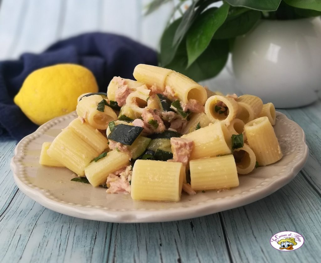 PASTA ZUCCHINE TONNO E LIMONE