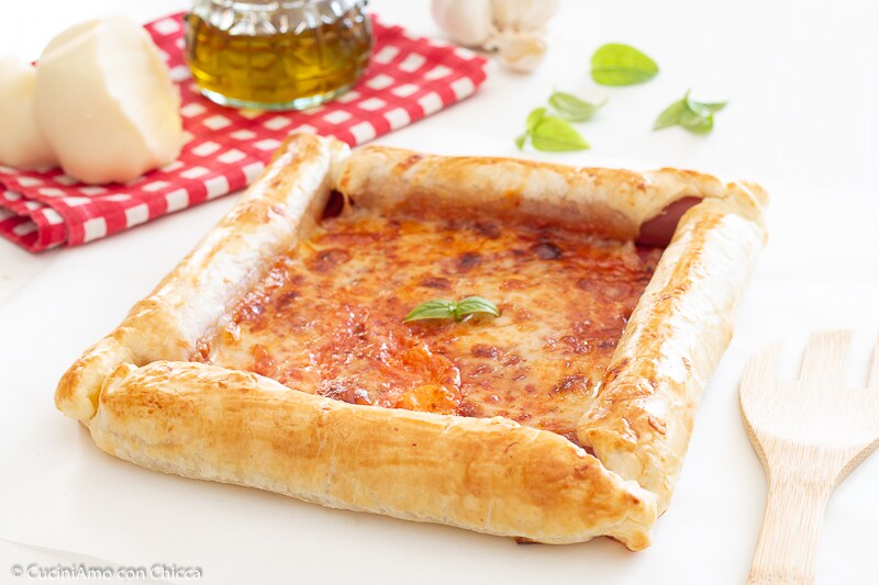 PIZZA DE HOJALDRE receta ingeniosa