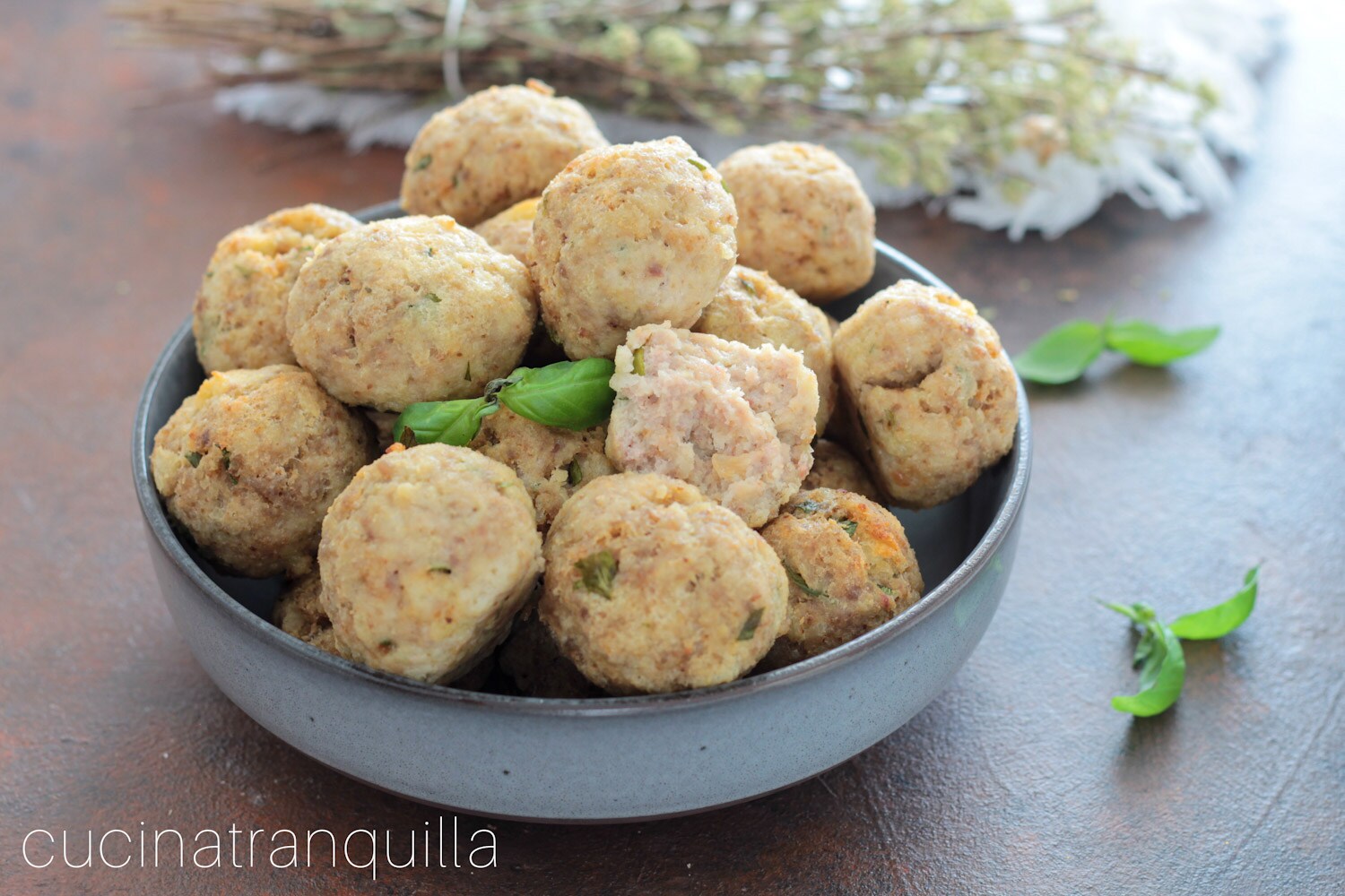 Albóndigas de carne y ricotta