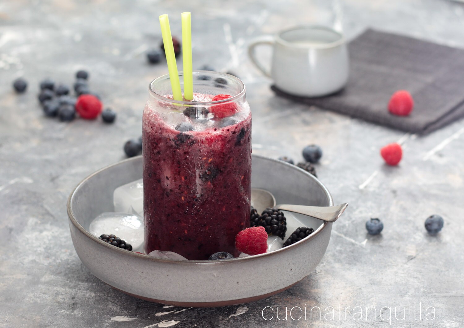 Batido de frutos del bosque