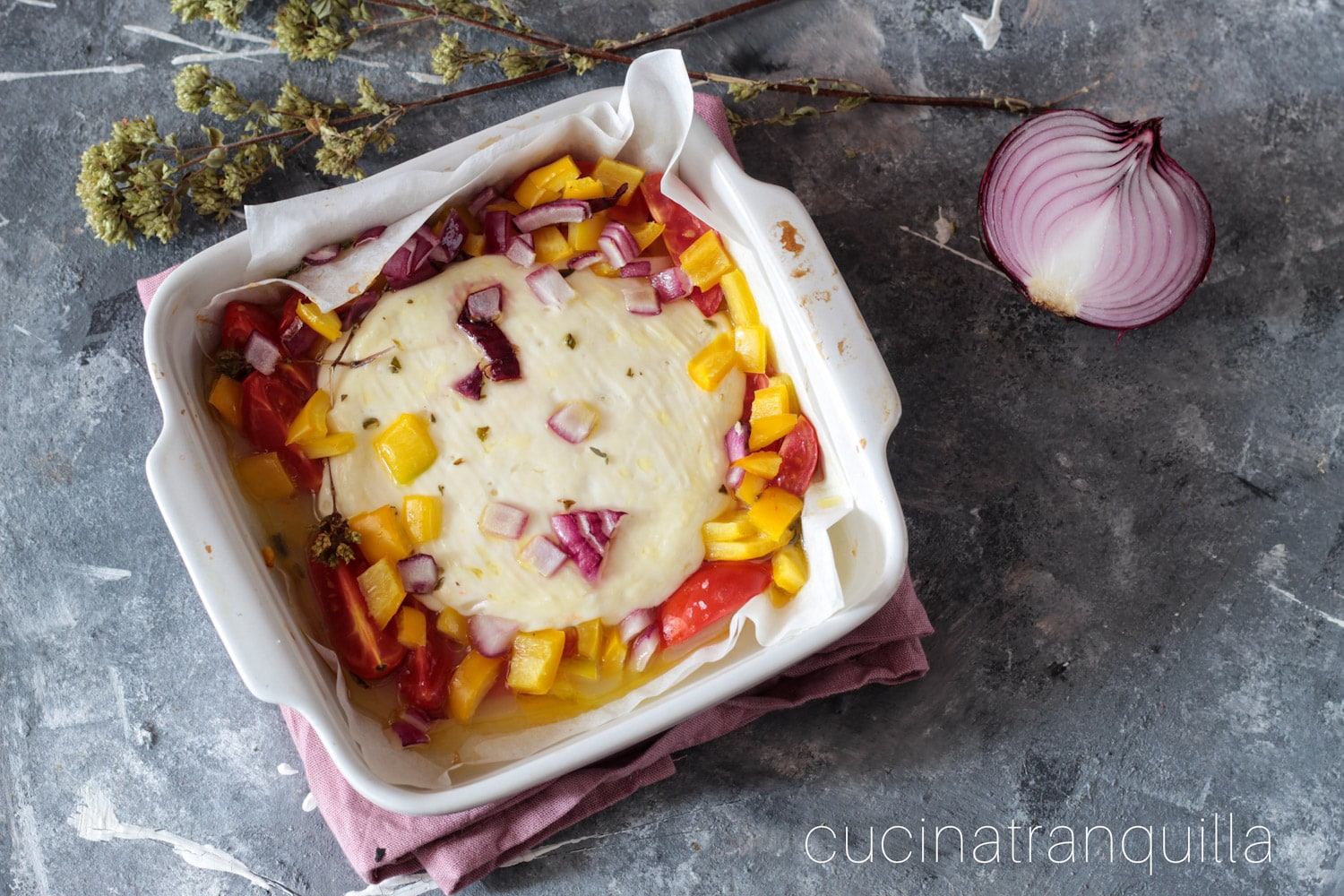 Queso fresco al horno