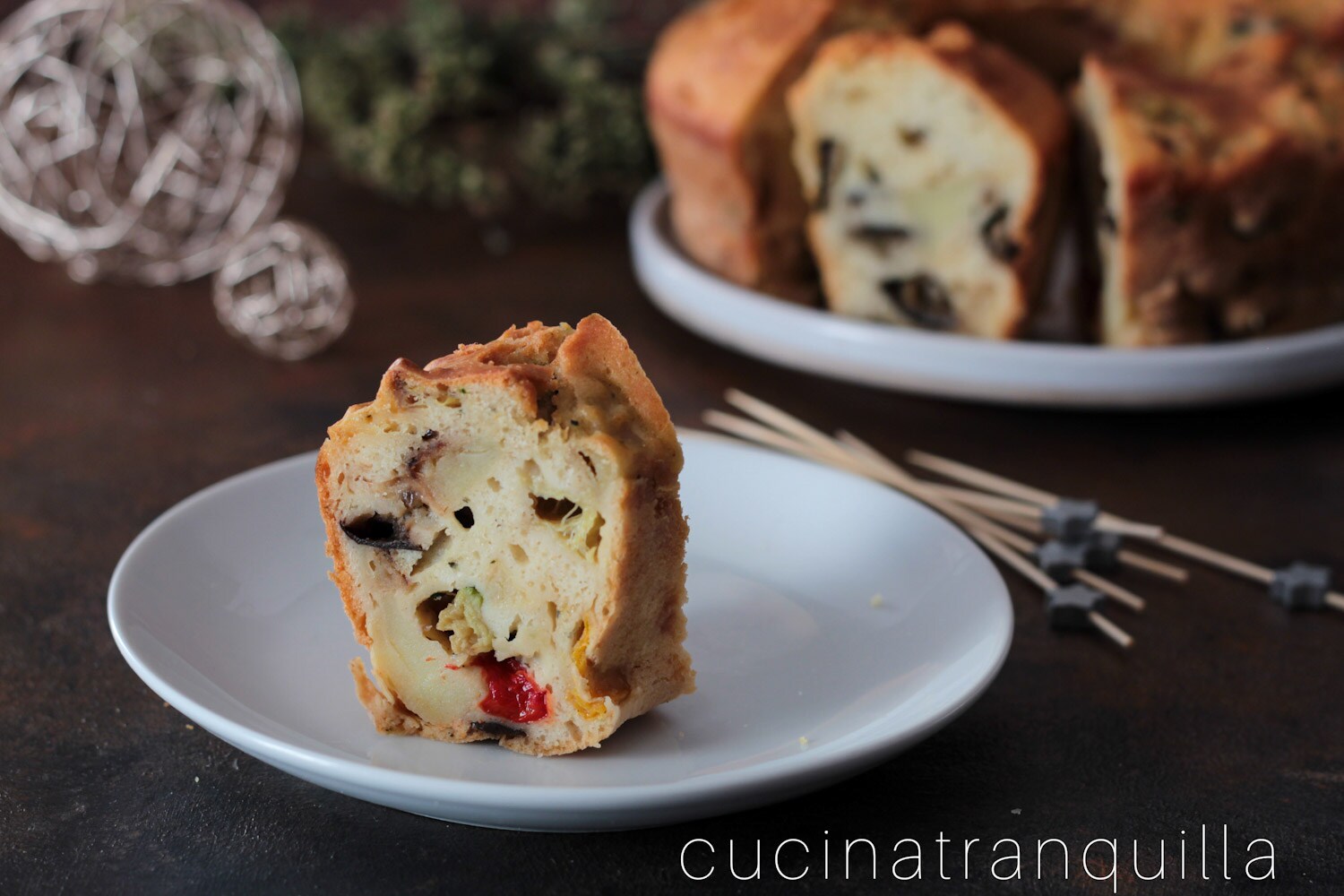 Rosca rústica con verduras