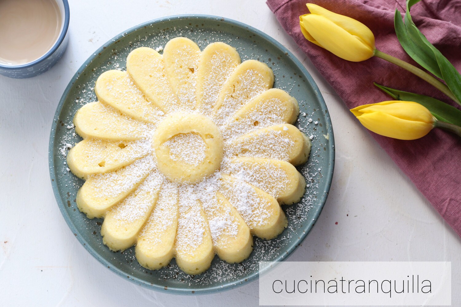 Tarta esponjosa cocción en microondas