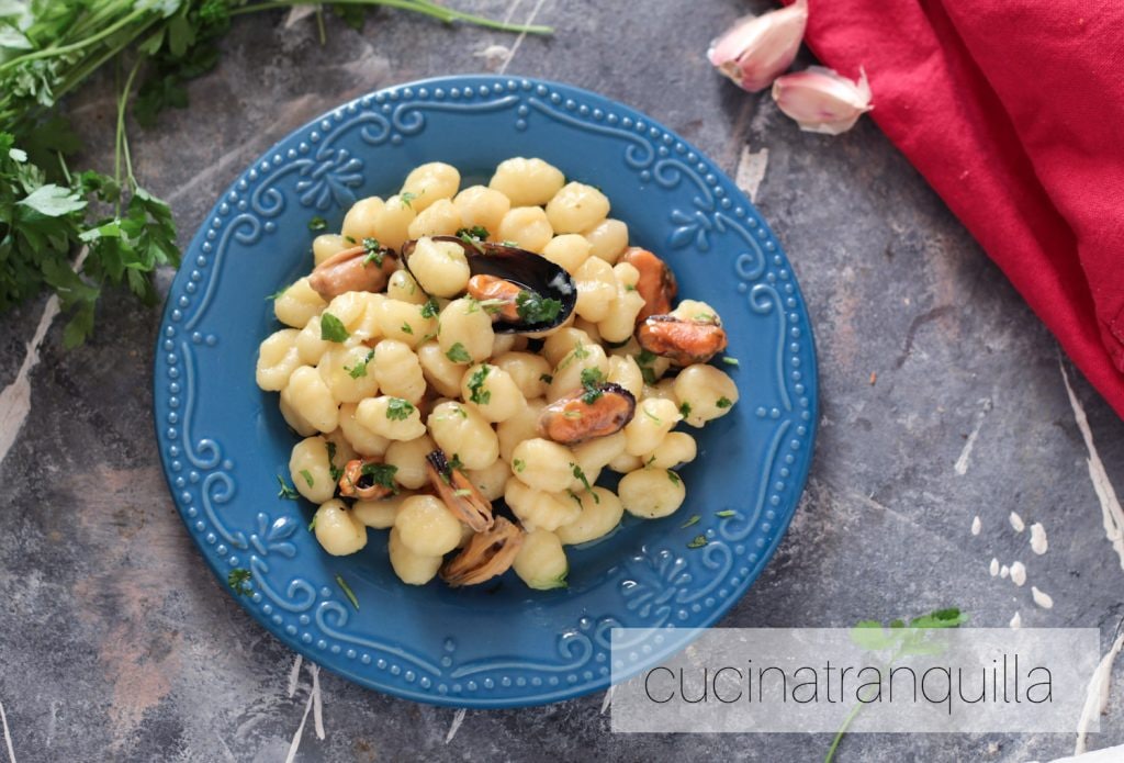 Gnocchetti y mejillones