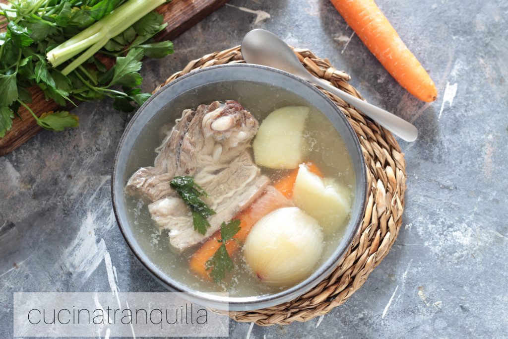 Caldo de carne receta de familia