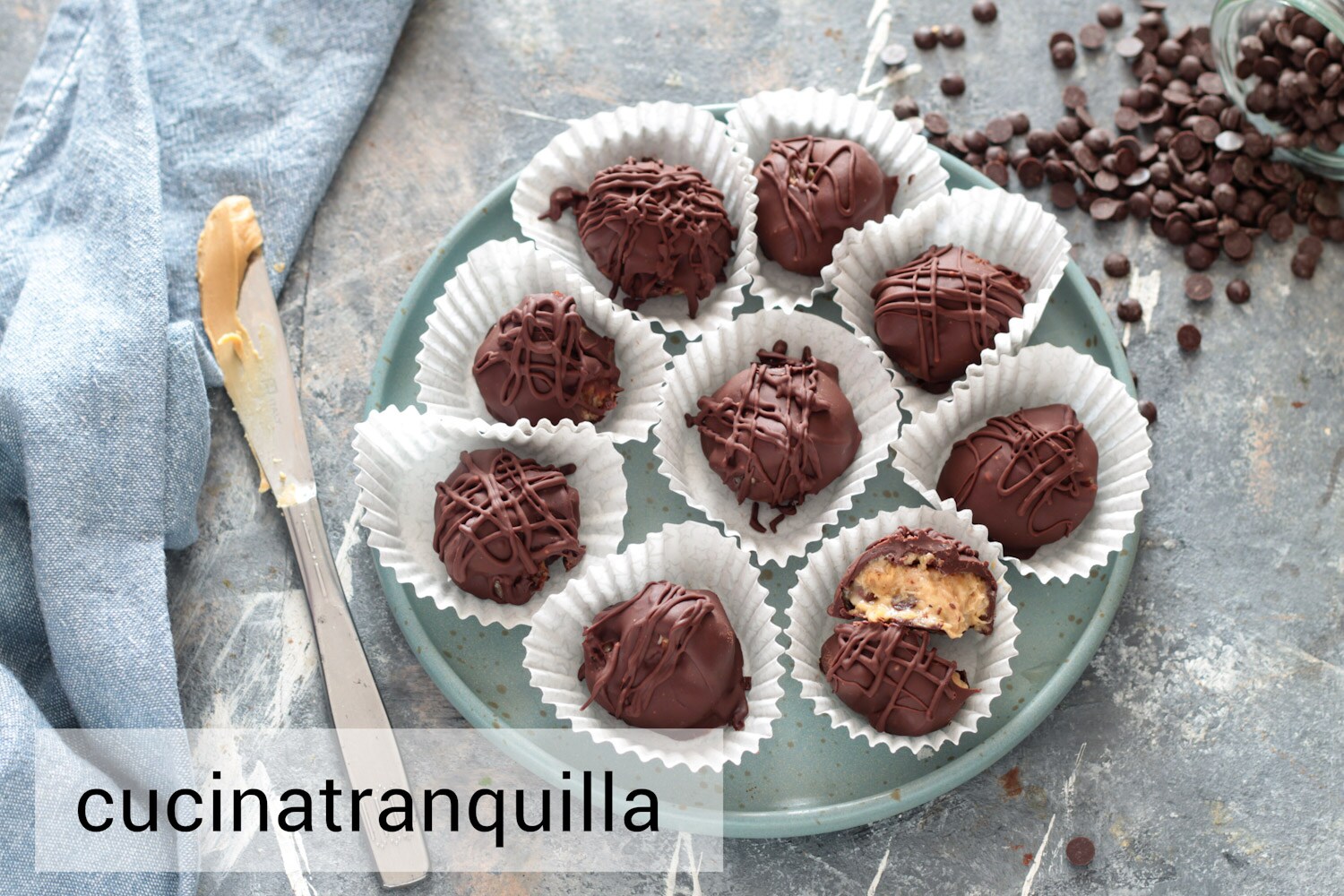 Bombón helado de plátano y mantequilla de cacahuete
