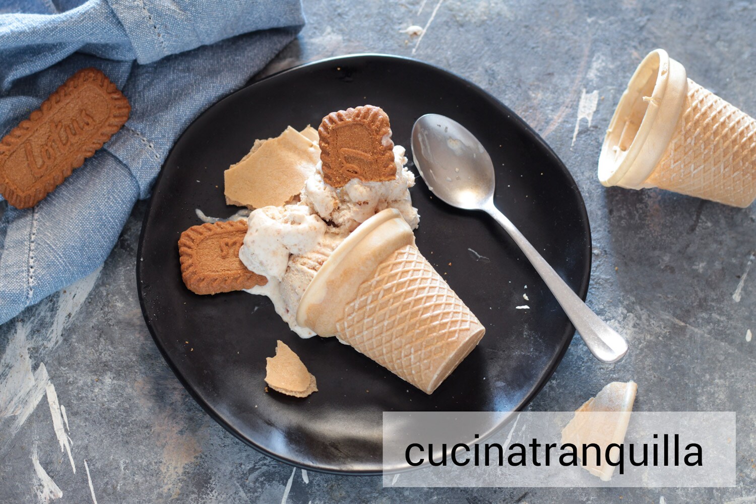 Helado de galleta sin heladera