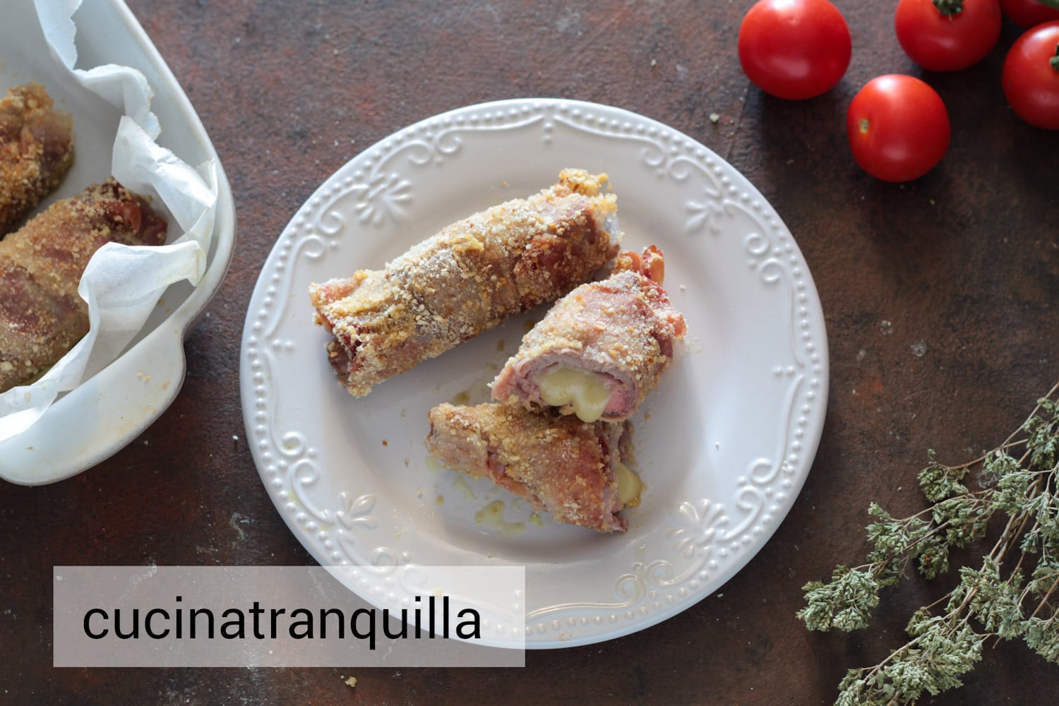 Rollitos de ternera y speck