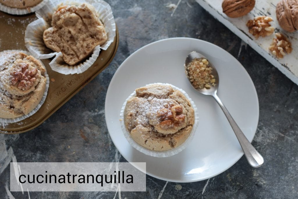 Muffins con leche de nuez