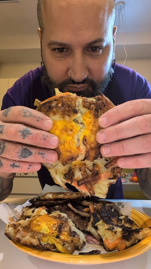 Tortitas de Carnaval saladas: la receta fantástica con Col y Zanahorias