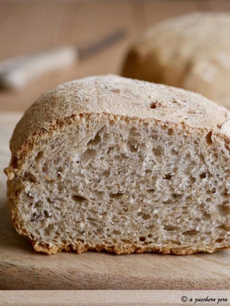 Pan con harina de tipo 2 e integral de trigo blando