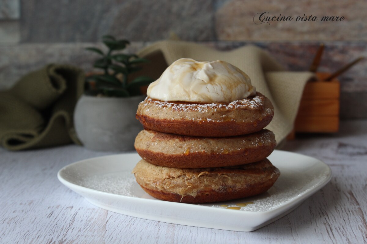 Pancake de espelta al kéfir