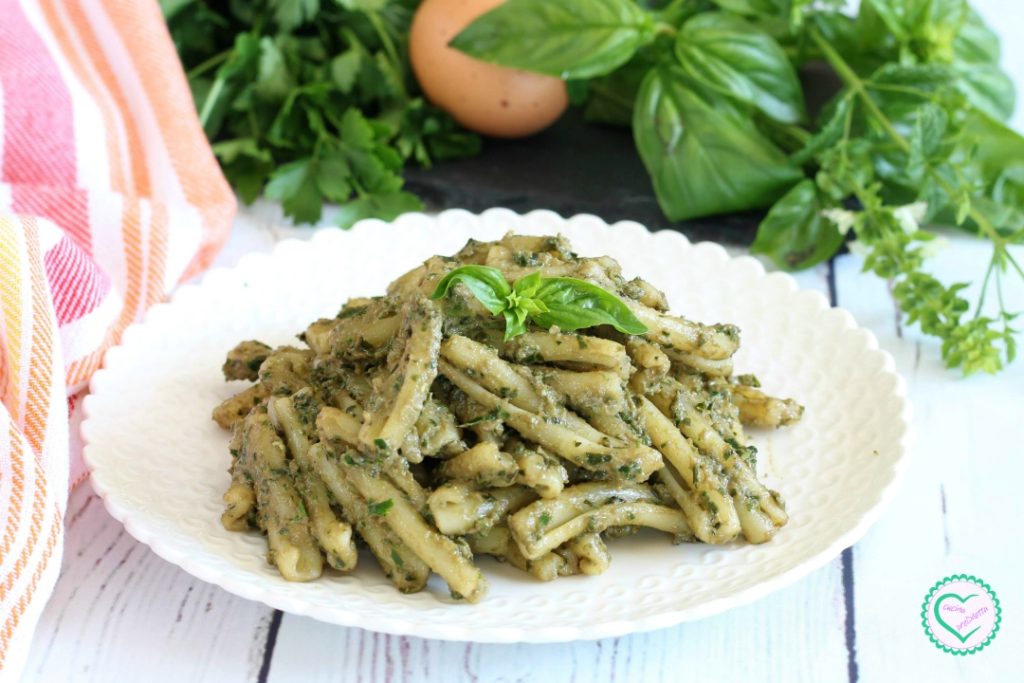 Pasta con hierbas