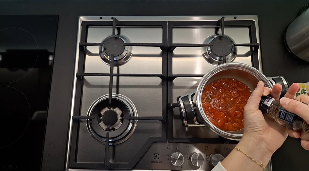 Preparación de la salsa