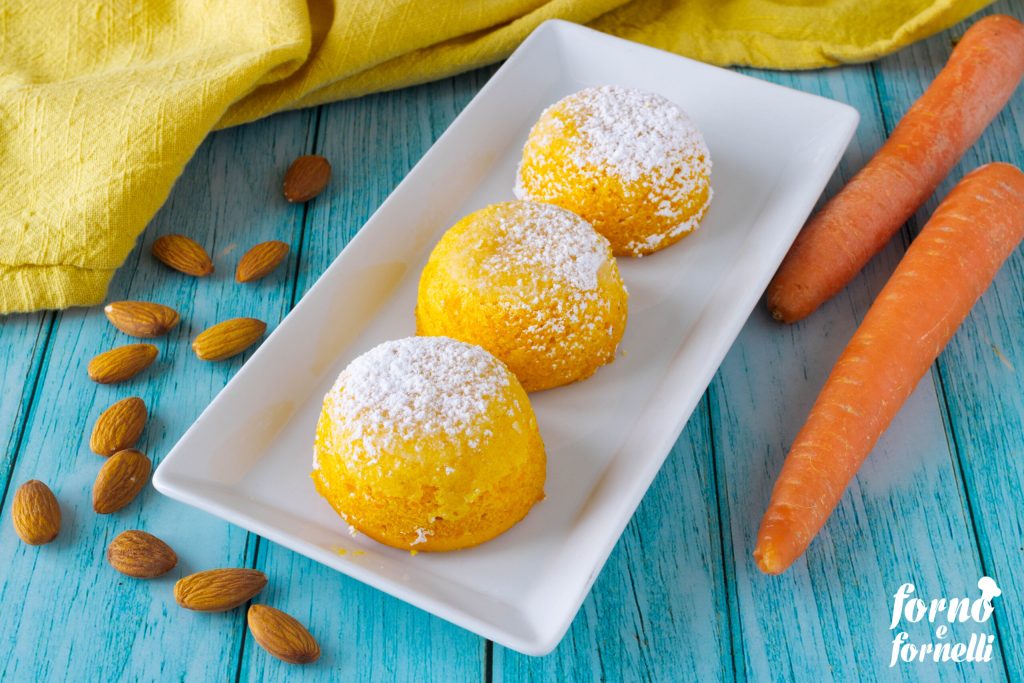 Pastelitos de zanahoria y almendra