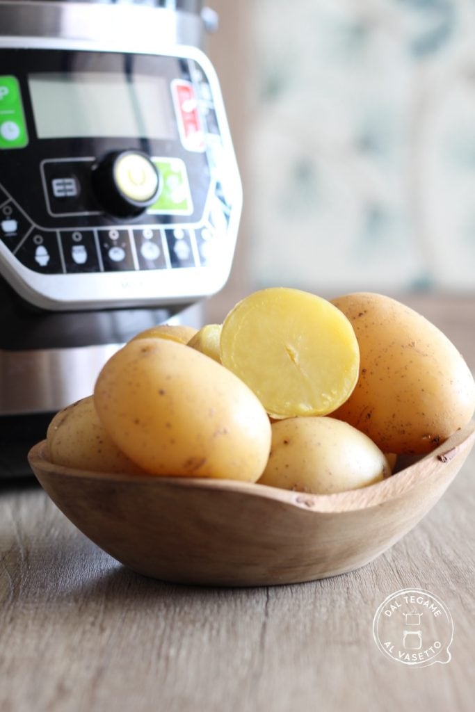 Patatas cocidas en instant pot