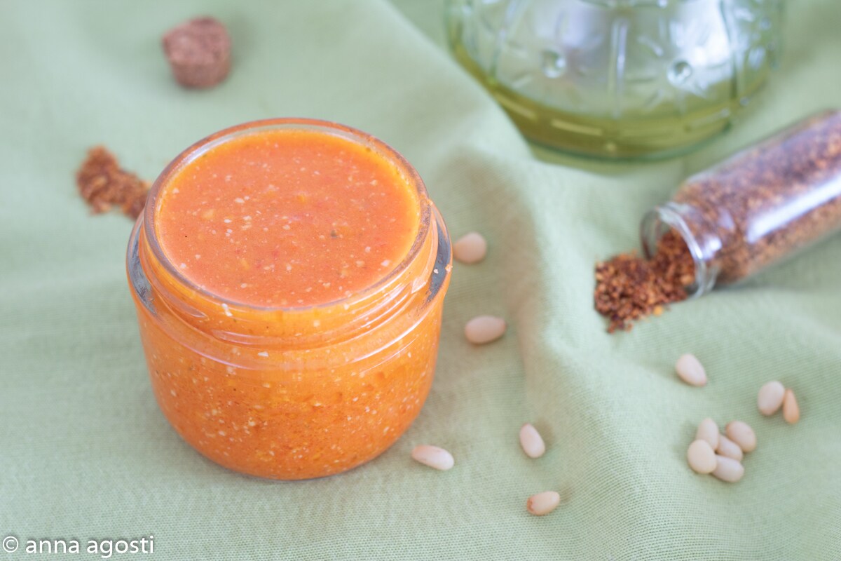 Paté de pimientos y almendras