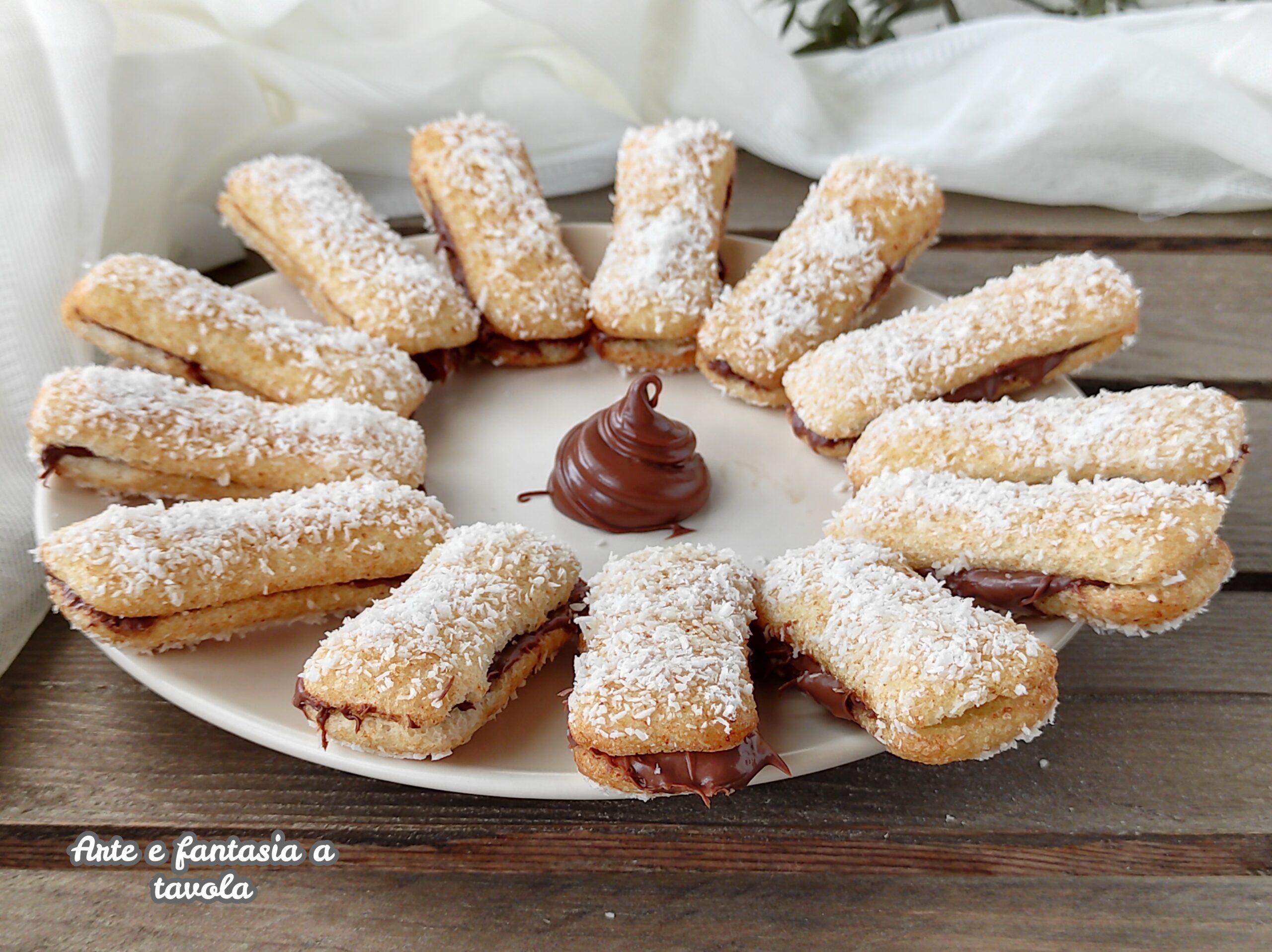 Pavesini coco y nutella