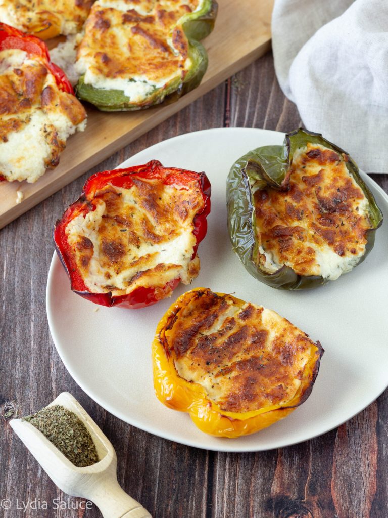 Pimientos rellenos de feta