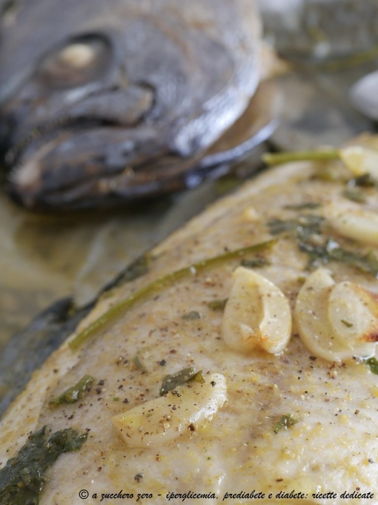 Pescado al horno con aromas
