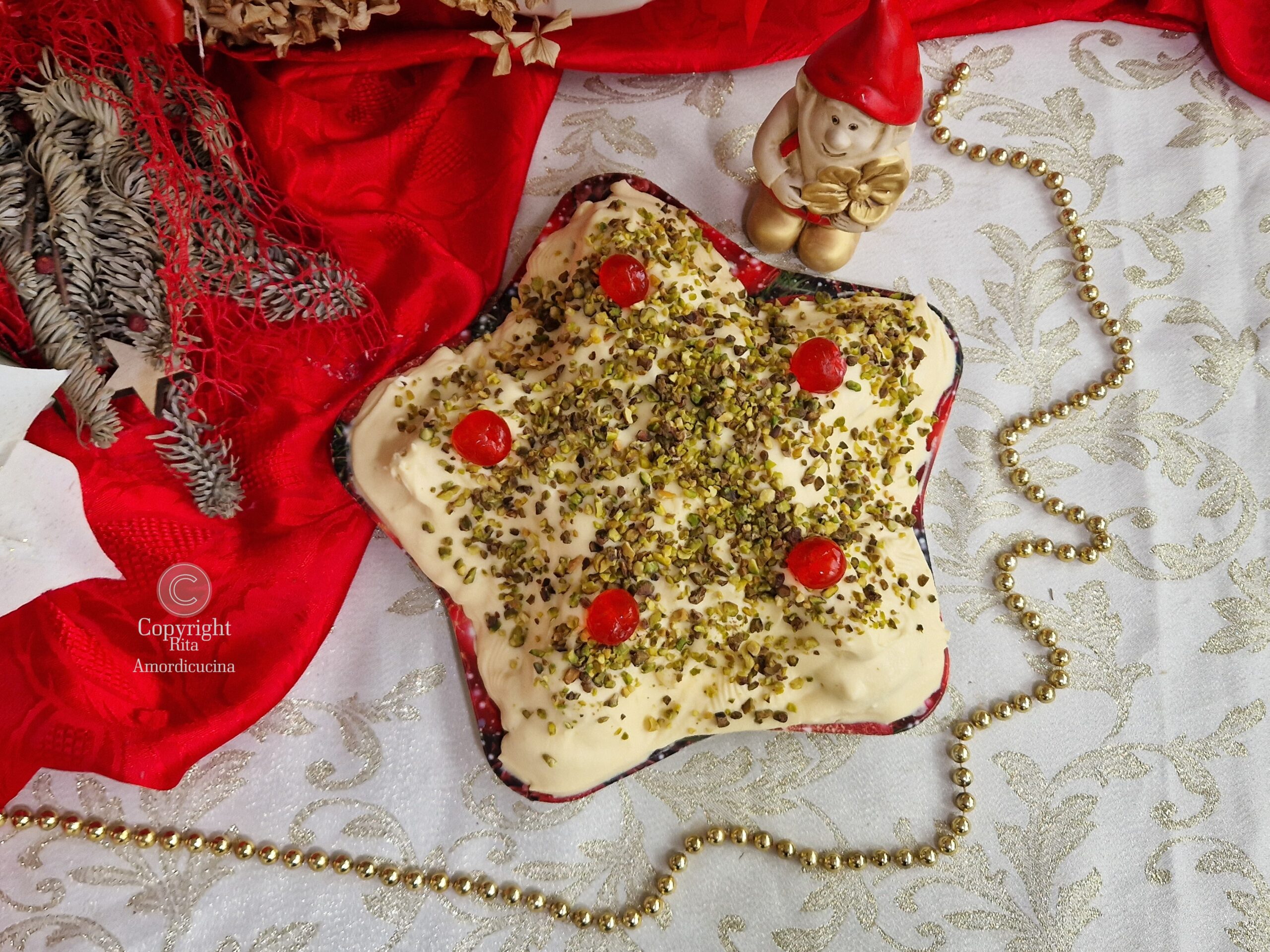 La Estrella de Navidad con crema mousseline