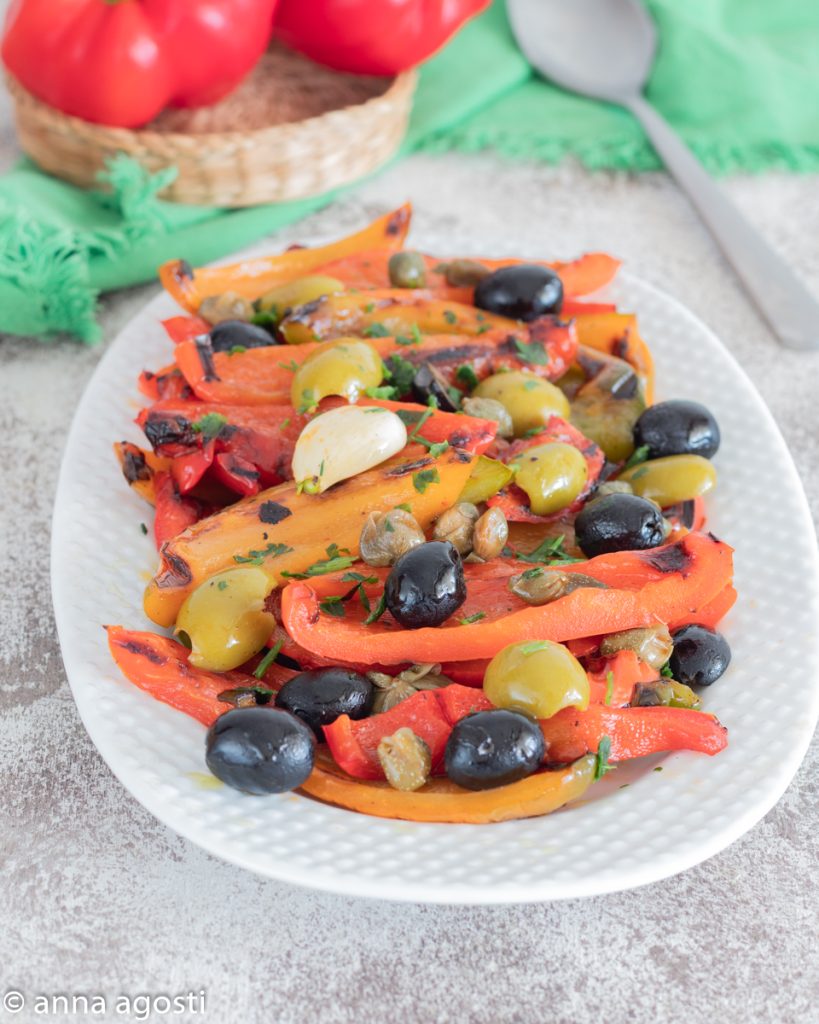 Pimientos a la mediterránea