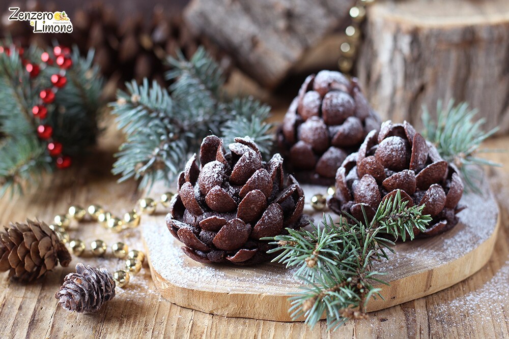 Piñas de chocolate