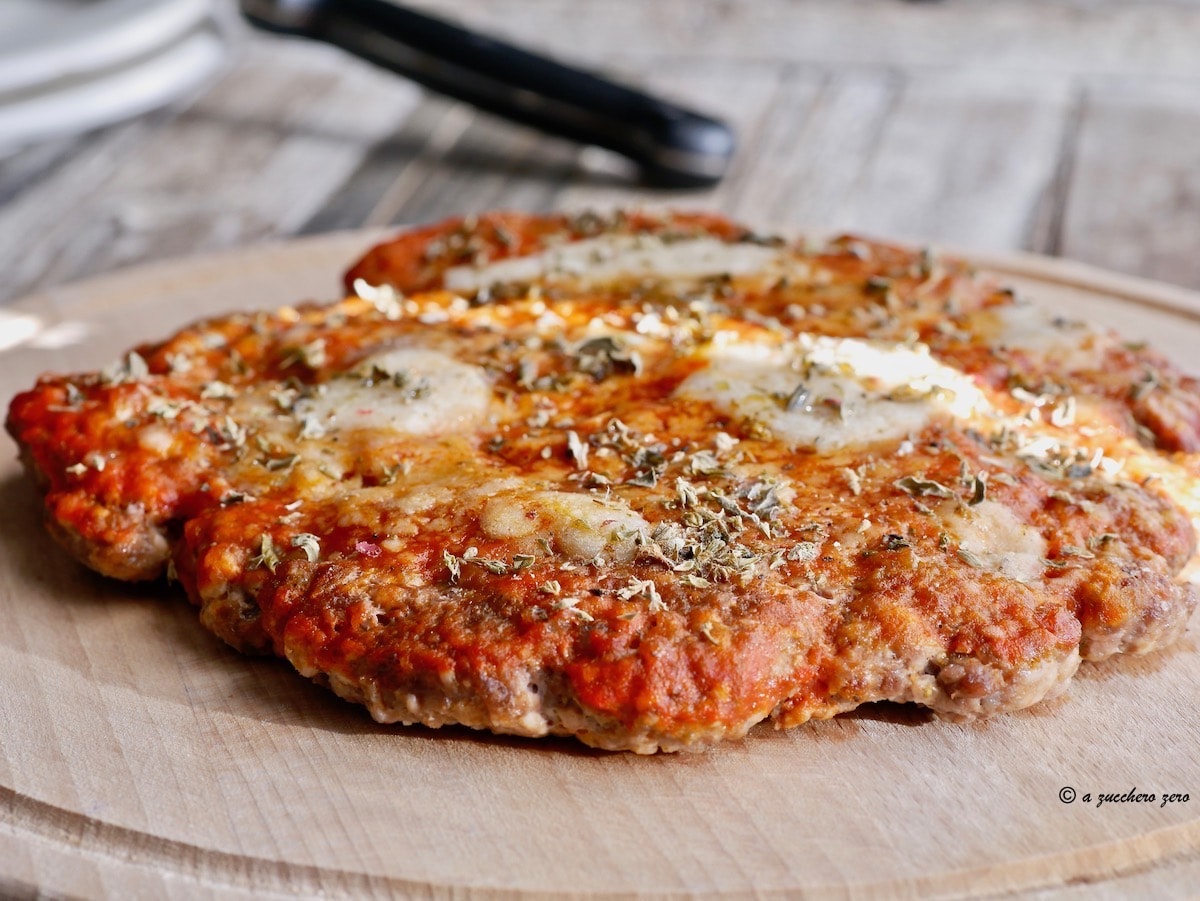 Pizza de carne sin huevos en versión ligera