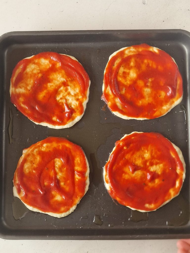 Pizzetas rojas