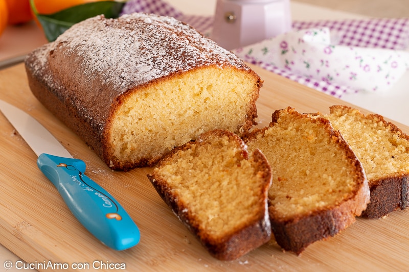 Plumcake 12 cucharadas a la naranja