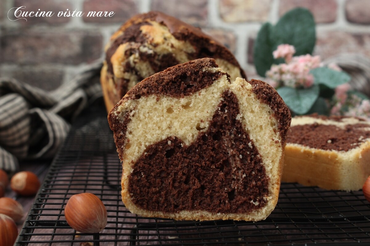 Plumcake de cacao y avellana