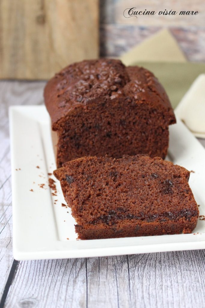 Plumcake de doble chocolate Cocina vista al mar