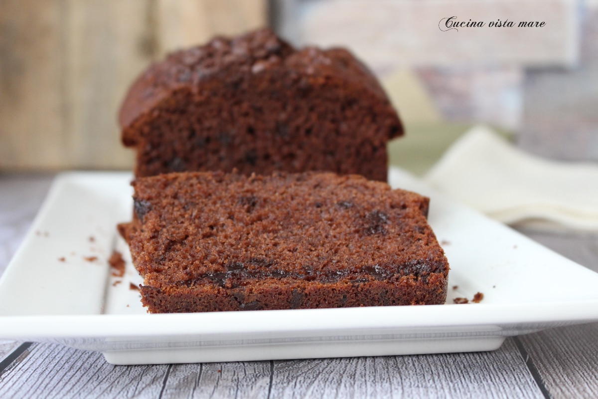 Plumcake de doble chocolate