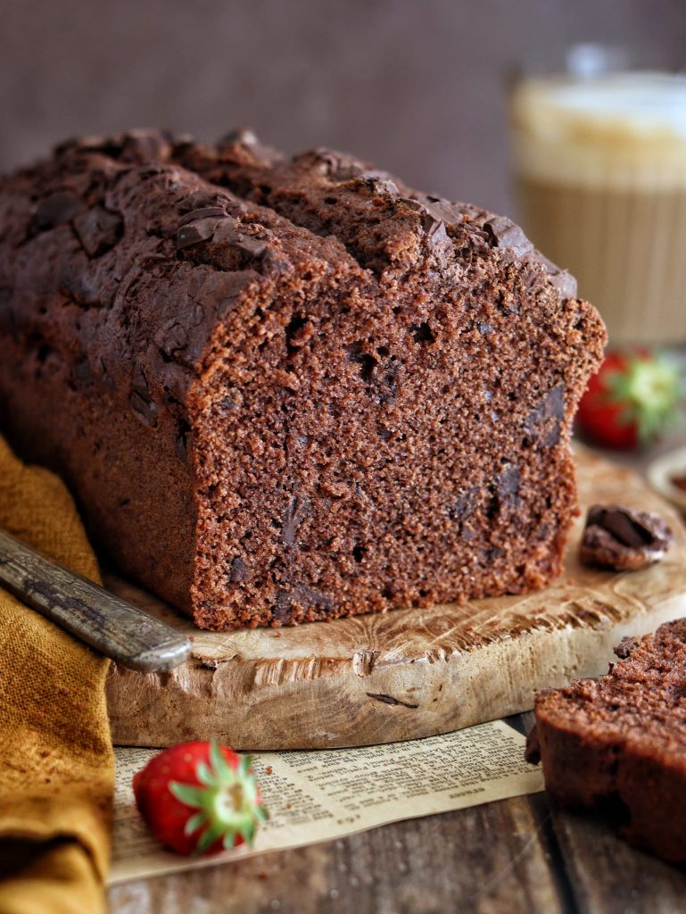 Plumcake de mascarpone y chocolate