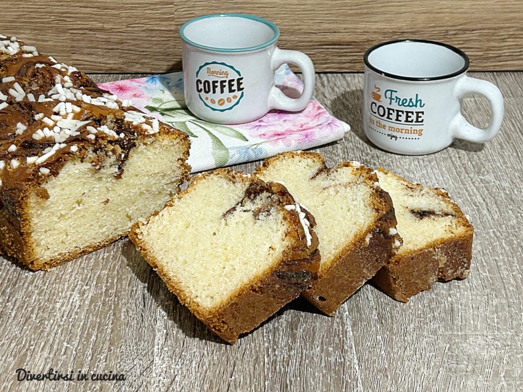 Plumcake marmolado 9 vasitos