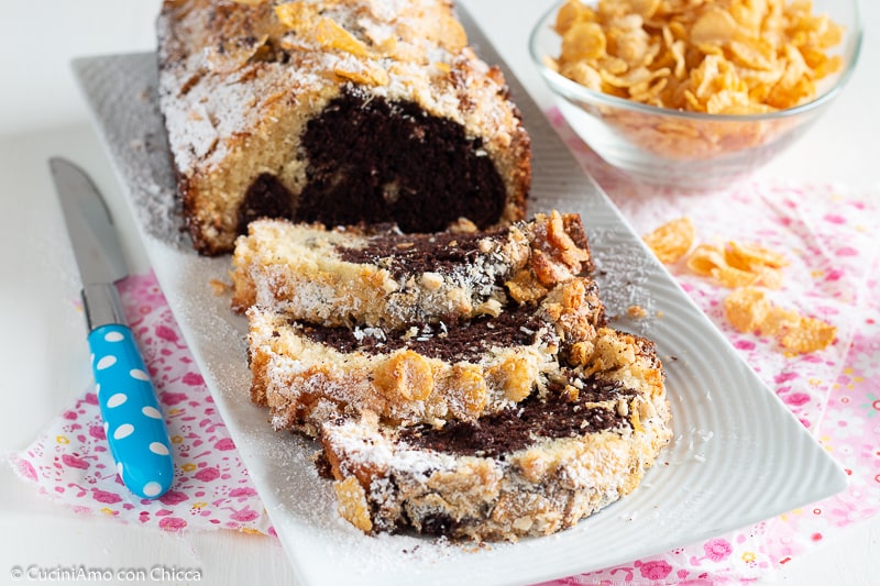 Plumcake veteado
