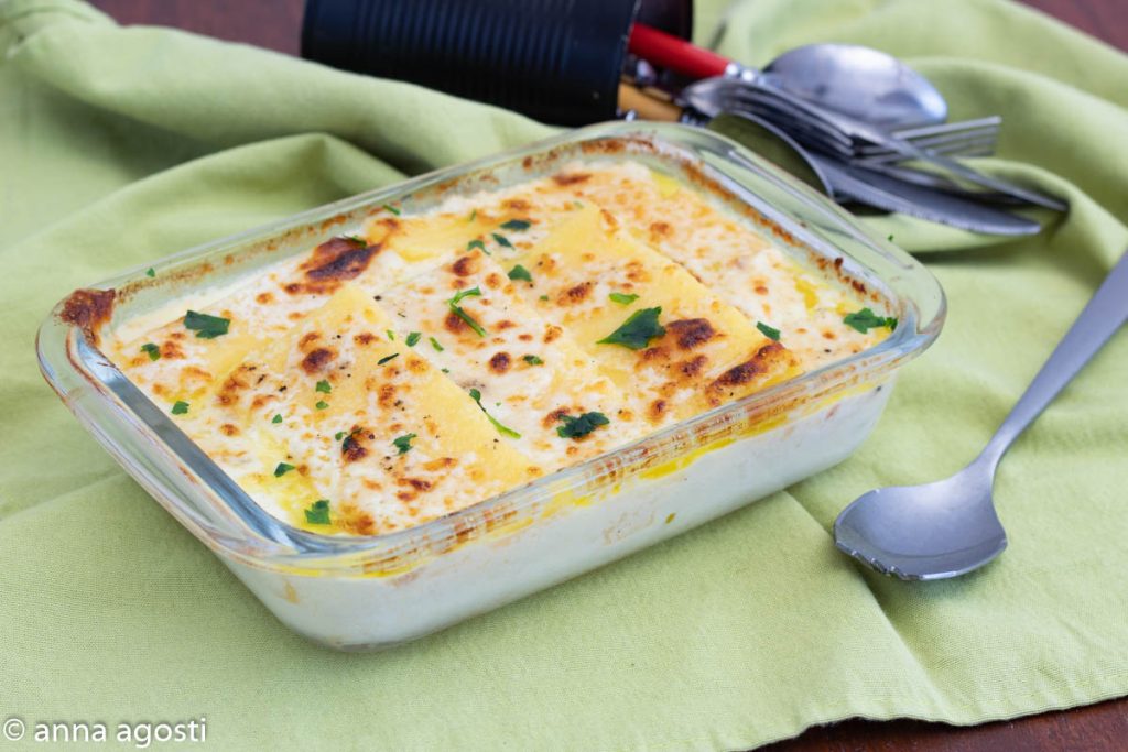 Polenta gratinata ai formaggi
