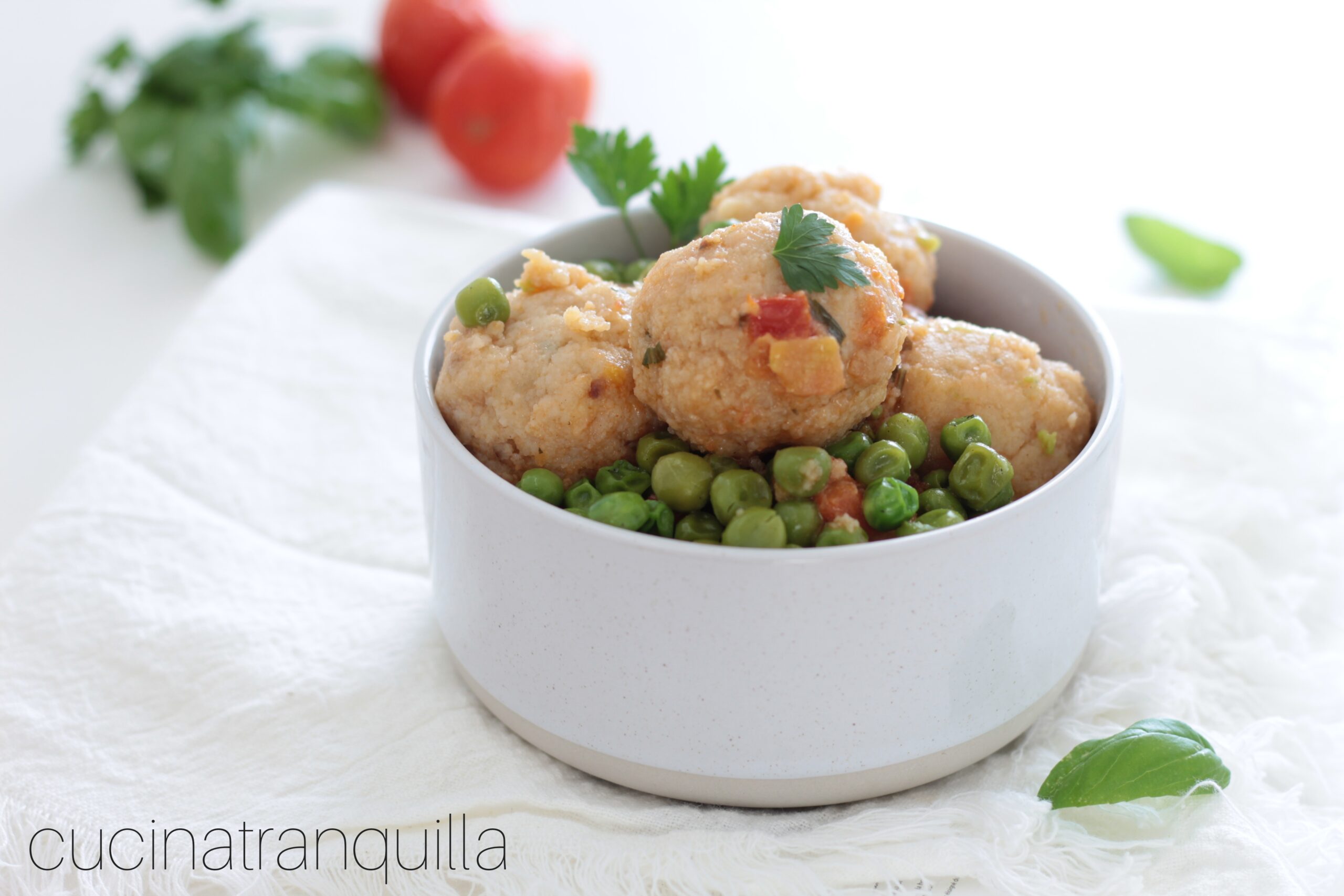Albóndigas de bacalao en salsa