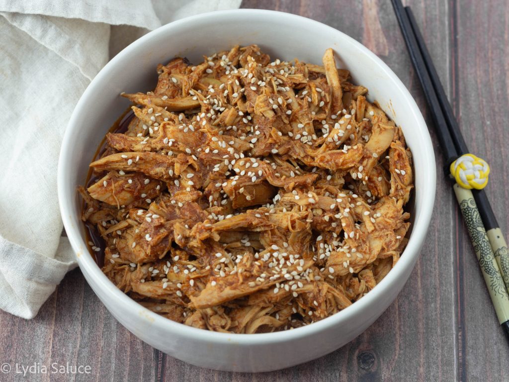 Pollo marinado en slow cooker