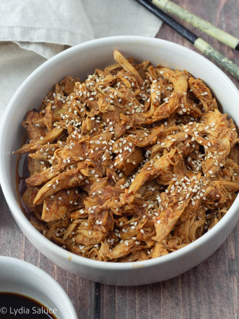 Pollo marinado en slow cooker