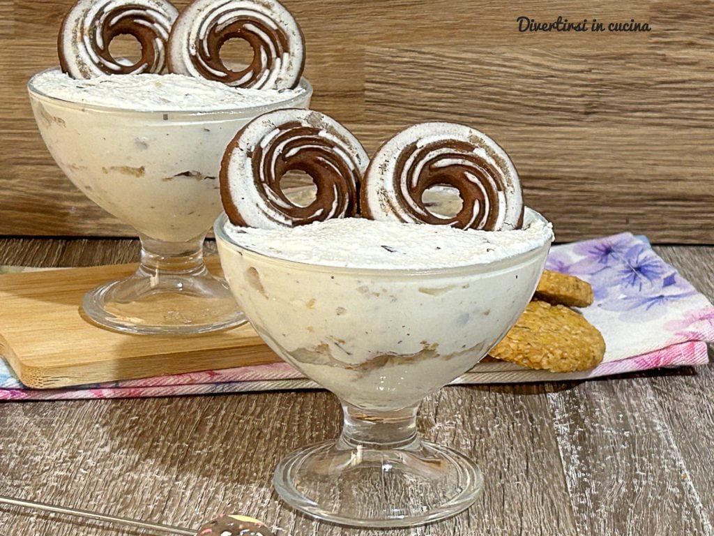 Postre de crema de ricotta y yogur