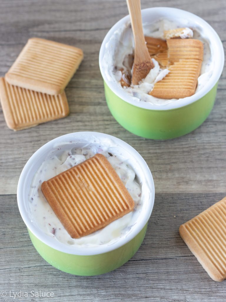 postre de galletas stracciatella