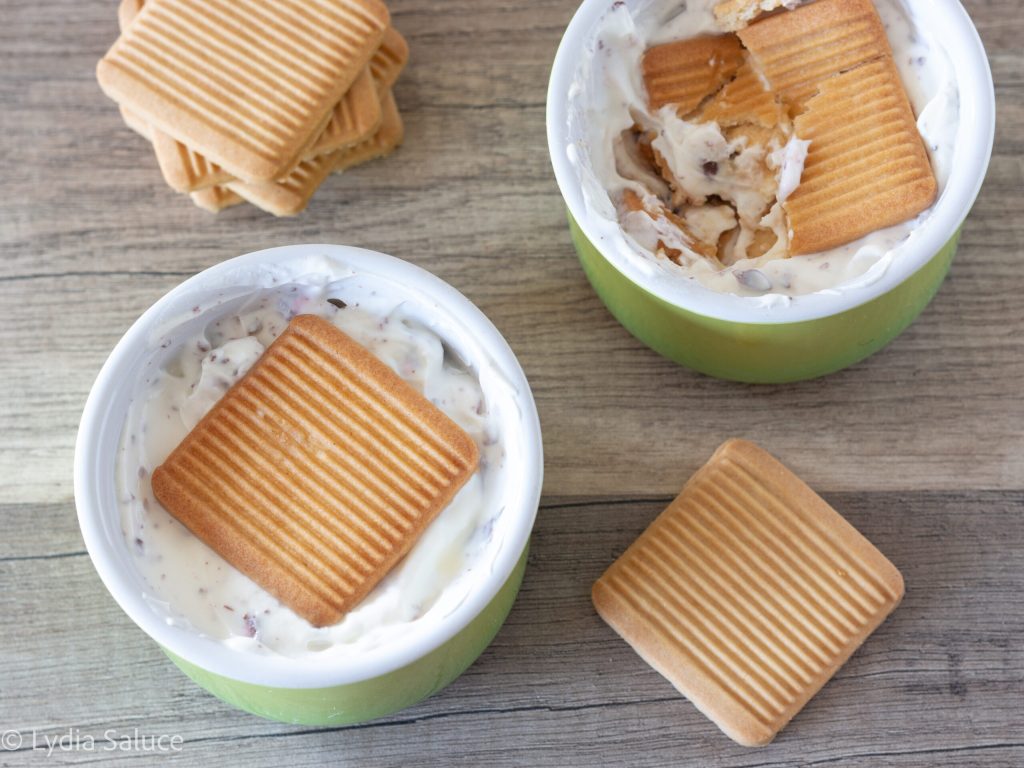 postre de galletas stracciatella